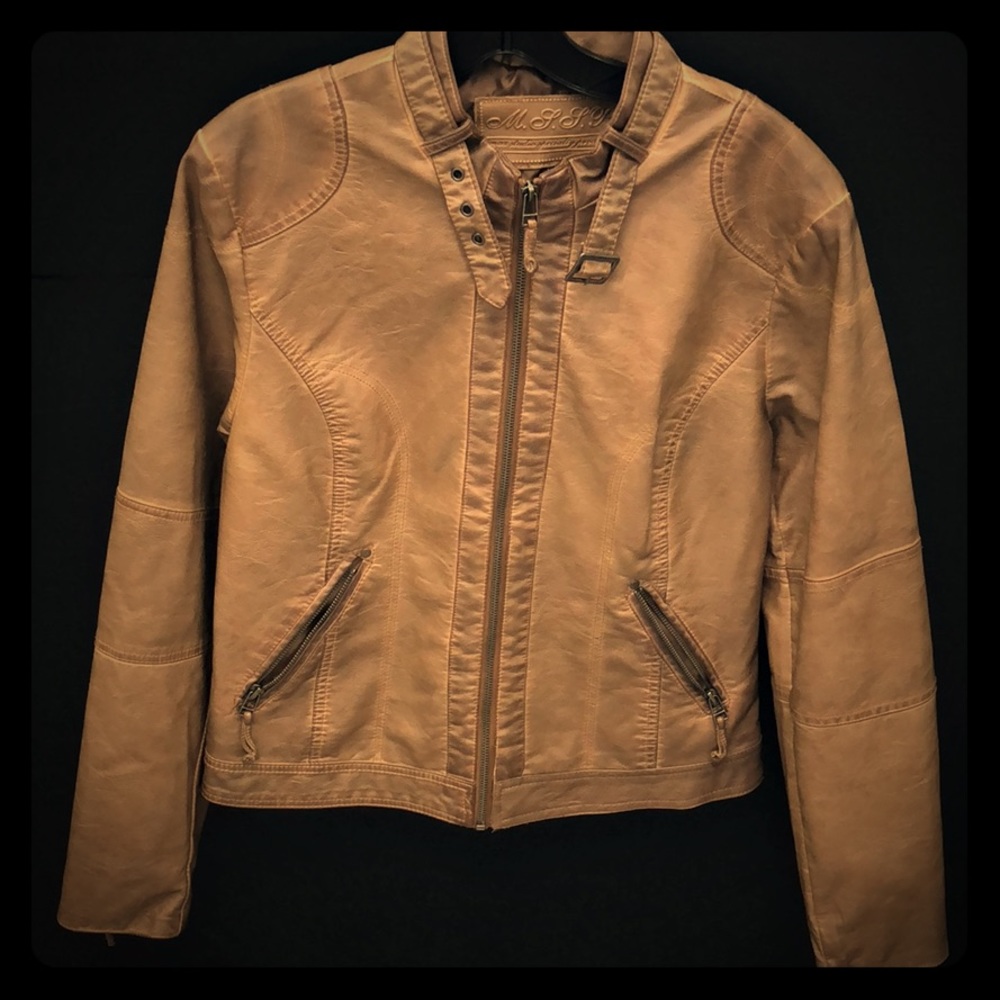 Vintage Brown Leather Jacket